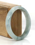 Baikalla Jewelry Jadeite Jade Bangle Bracelet Baikalla "Classic Bangle" Ice Blue-Green Jadeite Jade Bangle ( 54.66 mm )