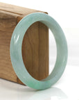 Baikalla Jewelry Jadeite Jade Bangle Bracelet Baikalla Genuine Burmese Ice Green Jadeite Jade Bangle (55.8 mm)
