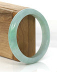 Baikalla Jewelry Jadeite Jade Bangle Bracelet Baikalla Genuine Burmese Ice Green Jadeite Jade Bangle (55.8 mm)