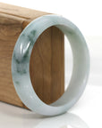 Baikalla Jewelry Jadeite Jade Bangle Bracelet Baikalla "Classic Bangle" Ice Blue-Green Jadeite Jade Bangle ( 54.66 mm )