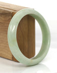 Baikalla Jewelry Jadeite Jade Bangle Bracelet Genuine Burmese Lavender Jadeite Jade Bangle Bracelet (58.53 mm)