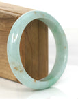 Baikalla Jewelry Jade Bangle Genuine Burmese Green Jadeite Jade Bangle Bracelet (58.82 mm)