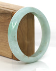 Baikalla Jewelry Jade Bangle Genuine Burmese Green Jadeite Jade Bangle Bracelet (58.82 mm)