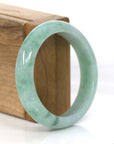 Baikalla Jewelry Jadeite Jade Bangle Bracelet Genuine Burmese Lavender Green Jadeite Jade Bangle Bracelet (54.66 mm)