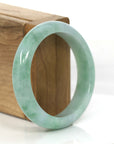 Baikalla Jewelry Jadeite Jade Bangle Bracelet Genuine Burmese Lavender Green Jadeite Jade Bangle Bracelet (54.66 mm)