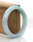 Baikalla Jewelry Jadeite Jade Bangle Bracelet Baikalla Classic Purple Green Lavender Natural Jadeite Jade Bangle ( 59.65 mm )