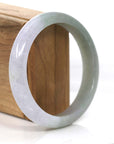 Baikalla Jewelry Jadeite Jade Bangle Bracelet Copy of Classic Lavender Green Genuine Burmese Jadeite Jade Bangle Bracelet (61.48 mm)