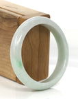 Baikalla Jewelry Jadeite Jade Bangle Bracelet Baikalla Classic Natural Lavender- Green Jadeite Jade Bangle Bracelet (57.96 mm)