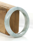 Baikalla Jewelry Jadeite Jade Bangle Bracelet Genuine Burmese Blue-Green Jadeite Jade Bangle Bracelet (58.49 mm )