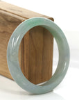 Baikalla Jewelry Jadeite Jade Bangle Bracelet Baikalla Classic Green Natural Burmese Jadeite Jade Bangle (56.74 mm)