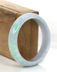 Baikalla Jewelry Jadeite Jade Bangle Bracelet Baikalla Natural Lavender- Green Jadeite Jade Bangle Bracelet (57.96 mm)
