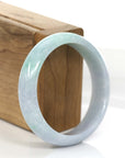 Baikalla Jewelry Jadeite Jade Bangle Bracelet Baikalla Natural Lavender- Green Jadeite Jade Bangle Bracelet (57.96 mm)