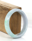 Baikalla Jewelry Jadeite Jade Bangle Bracelet Baikalla Natural Lavender- Green Jadeite Jade Bangle Bracelet (57.96 mm)