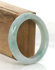 Baikalla Jewelry Jadeite Jade Bangle Bracelet Baikalla Classic Green Natural Burmese Jadeite Jade Bangle (56.74 mm)