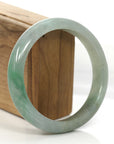 Baikalla Jewelry Jadeite Jade Bangle Bracelet Baikalla Classic Green Natural Burmese Jadeite Jade Bangle (56.74 mm)
