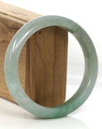 Baikalla Jewelry Jadeite Jade Bangle Bracelet Baikalla Classic Green Natural Burmese Jadeite Jade Bangle (56.74 mm)