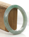 Baikalla Jewelry Jadeite Jade Bangle Bracelet Copy of Baikalla Classic Green Natural Burmese Jadeite Jade Bangle (56.74 mm)