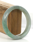 Baikalla Jewelry Jadeite Jade Bangle Bracelet Baikalla Classic Green Natural Burmese Jadeite Jade Bangle (56.74 mm)