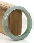 Baikalla Jewelry Jadeite Jade Bangle Bracelet Copy of Baikalla Classic Green Natural Burmese Jadeite Jade Bangle (56.74 mm)