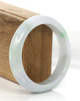Baikalla Jewelry Jadeite Jade Bangle Bracelet Baikalla Classic Natural Lavender- Green Jadeite Jade Bangle Bracelet (57.96 mm)