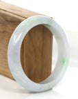 Baikalla Jewelry Jadeite Jade Bangle Bracelet Baikalla Classic Natural Lavender- Green Jadeite Jade Bangle Bracelet (57.96 mm)