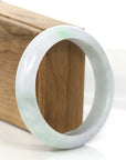 Baikalla Jewelry Jadeite Jade Bangle Bracelet Baikalla Classic Natural Lavender- Green Jadeite Jade Bangle Bracelet (57.96 mm)