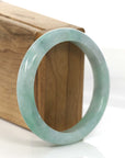 Baikalla Jewelry Jadeite Jade Bangle Bracelet Baikalla Classic Green Natural Burmese Jadeite Jade Bangle (56.74 mm)