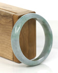 Baikalla Jewelry Jadeite Jade Bangle Bracelet Baikalla Classic Blue- Green Jadeite Jade Bangle Bracelet (58.88 mm)