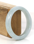 Baikalla Jewelry Jadeite Jade Bangle Bracelet Baikalla "Classic Bangle" Blue-Green Natural Burmese Jadeite Jade Bangle (59.2mm)