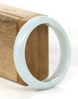 Baikalla Jewelry Jadeite Jade Bangle Bracelet Baikalla "Classic Bangle" Blue-Green Natural Burmese Jadeite Jade Bangle (59.2mm)