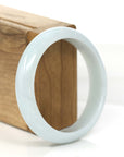 Baikalla Jewelry Jadeite Jade Bangle Bracelet Baikalla "Classic Bangle" Blue-Green Natural Burmese Jadeite Jade Bangle (59.2mm)