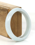 Baikalla Jewelry Jadeite Jade Bangle Bracelet Baikalla "Classic Bangle" Blue-Green Natural Burmese Jadeite Jade Bangle (59.2mm)