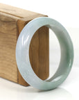 Baikalla Jewelry Jadeite Jade Bangle Bracelet Classic Forest Green & Lavender Jadeite Jade Bangle Bracelet (58.61 mm)