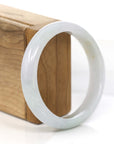 Baikalla Jewelry Jadeite Jade Bangle Bracelet Baikalla "Classic Bangle" Lavender Natural Burmese Jadeite Jade Bangle (59.2mm)
