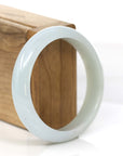 Baikalla Jewelry Jadeite Jade Bangle Bracelet Baikalla "Classic Bangle" Blue-Green Natural Burmese Jadeite Jade Bangle (59.2mm)