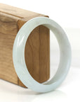 Baikalla Jewelry Jadeite Jade Bangle Bracelet Baikalla "Classic Bangle" Blue-Green Natural Burmese Jadeite Jade Bangle (59.2mm)