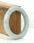 Baikalla Jewelry Jadeite Jade Bangle Bracelet Copy of Baikalla "Classic Bangle" Lavender Natural Burmese Jadeite Jade Bangle (59.2mm)