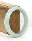 Baikalla Jewelry Jadeite Jade Bangle Bracelet Baikalla "Classic Bangle" Blue-Green Natural Burmese Jadeite Jade Bangle (59.2mm)