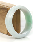 Baikalla Jewelry Jadeite Jade Bangle Bracelet Baikalla Classic Lavender- Forest Green Natural Jadeite Jade Bangle (58.50 mm)