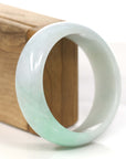 Baikalla Jewelry Jadeite Jade Bangle Bracelet Baikalla Classic Lavender- Forest Green Natural Jadeite Jade Bangle (58.50 mm)