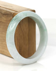 Baikalla Jewelry Jadeite Jade Bangle Bracelet Baikalla Classic Blue- Green Jadeite Jade Bangle Bracelet (58.88 mm)