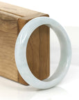 Baikalla Jewelry Jadeite Jade Bangle Bracelet Baikalla "Classic Bangle" Lavender Natural Burmese Jadeite Jade Bangle (59.2mm)