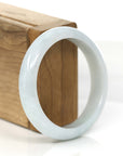 Baikalla Jewelry Jadeite Jade Bangle Bracelet Baikalla "Classic Bangle" Lavender Natural Burmese Jadeite Jade Bangle (59.2mm)