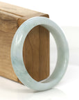 Baikalla Jewelry Jadeite Jade Bangle Bracelet Baikalla Classic Blue- Green Jadeite Jade Bangle Bracelet (58.88 mm)