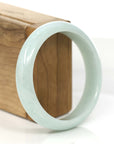Baikalla Jewelry Jadeite Jade Bangle Bracelet Baikalla "Classic Bangle" Lavender Natural Burmese Jadeite Jade Bangle (59.2mm)
