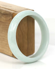 Baikalla Jewelry Jadeite Jade Bangle Bracelet Baikalla "Classic Bangle" Lavender Natural Burmese Jadeite Jade Bangle (59.2mm)