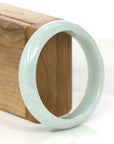 Baikalla Jewelry Jadeite Jade Bangle Bracelet Baikalla "Classic Bangle" Lavender Natural Burmese Jadeite Jade Bangle (59.2mm)