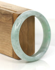 Baikalla Jewelry Jadeite Jade Bangle Bracelet Baikalla Classic Blue- Green Jadeite Jade Bangle Bracelet (58.88 mm)
