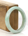 Baikalla Jewelry Jadeite Jade Bangle Bracelet Baikalla "Classic Bangle" Yellow Green Natural Burmese Jadeite Jade Bangle (53.41 mm)