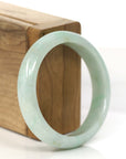 Baikalla Jewelry Jadeite Jade Bangle Bracelet Baikalla "Classic Bangle" Yellow Green Natural Burmese Jadeite Jade Bangle ( 57.8 mm )